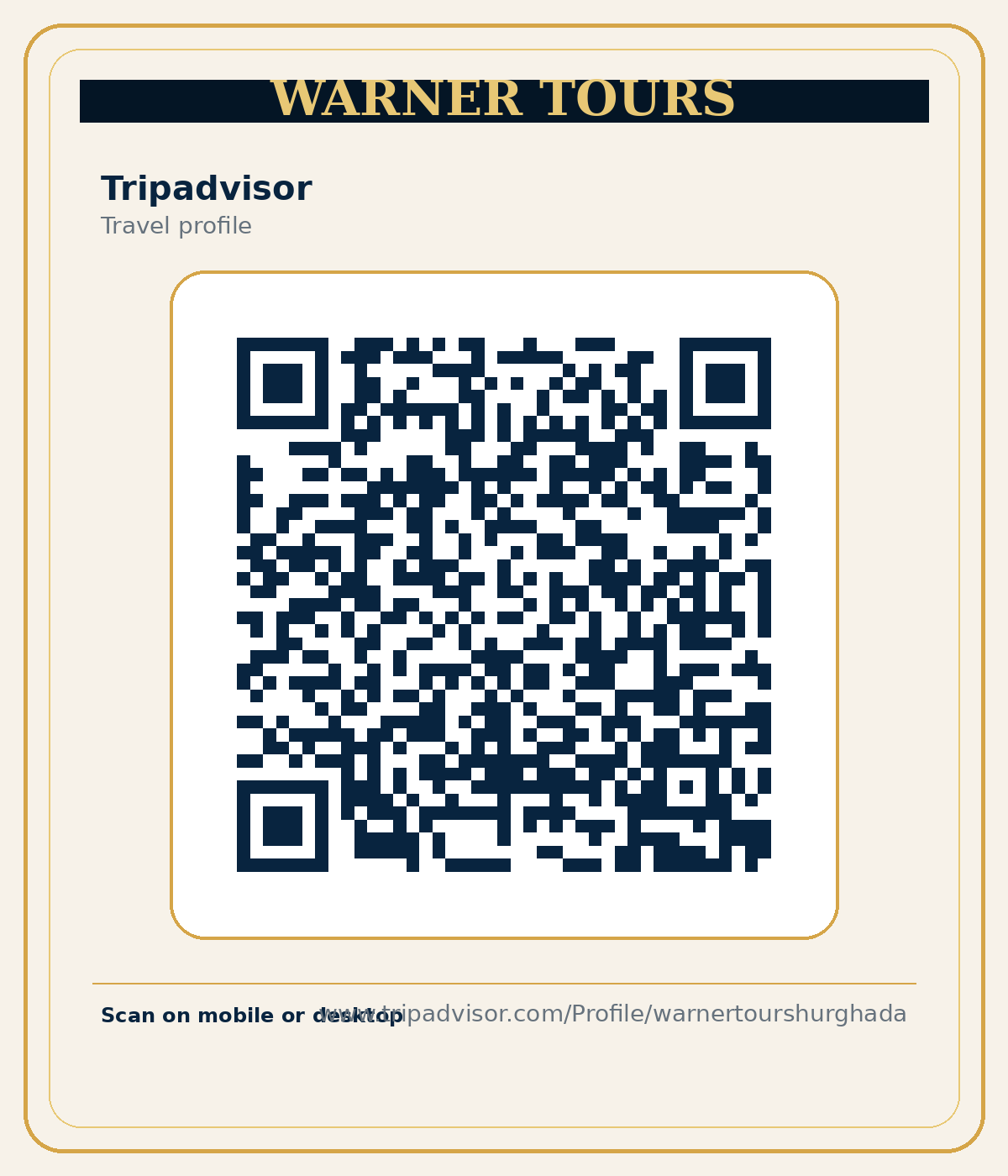 Tripadvisor QR code