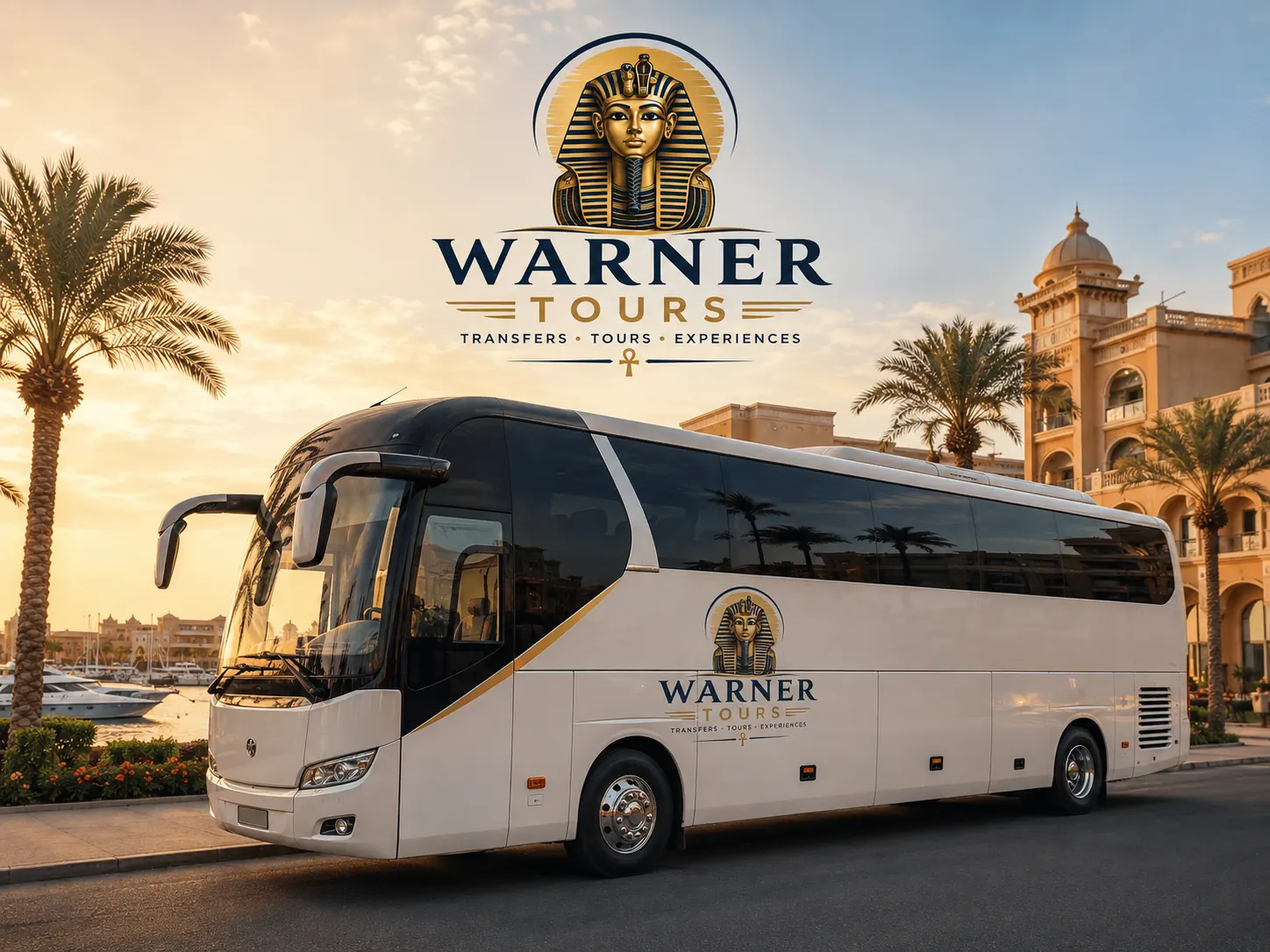 Large Bus — Warner Tours private transfer vehicle