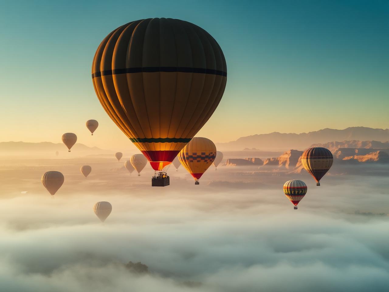 Luxor Hot Air Balloon Sunrise — view 5