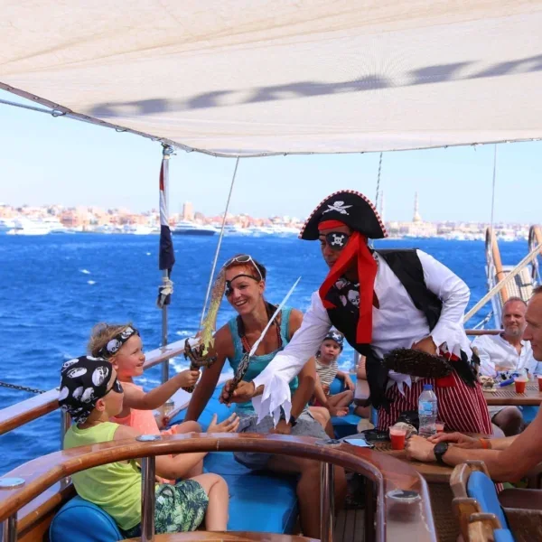 Pirates Sailing Yacht to Orange Bay — Hurghada & The Red Sea